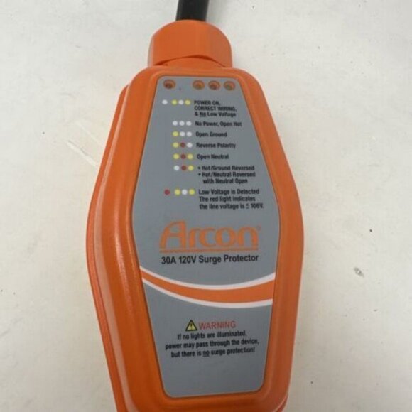Arcon 19658 RV Surge Protector 30 Amp 120v Pre-Owned - Picture 2 of 5